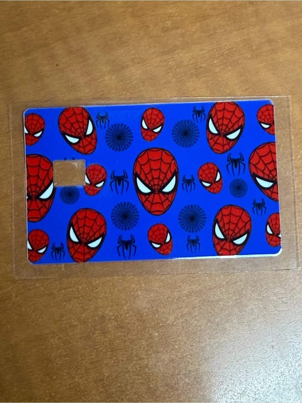 Spiderman Blue and Red debit/credit card cover
